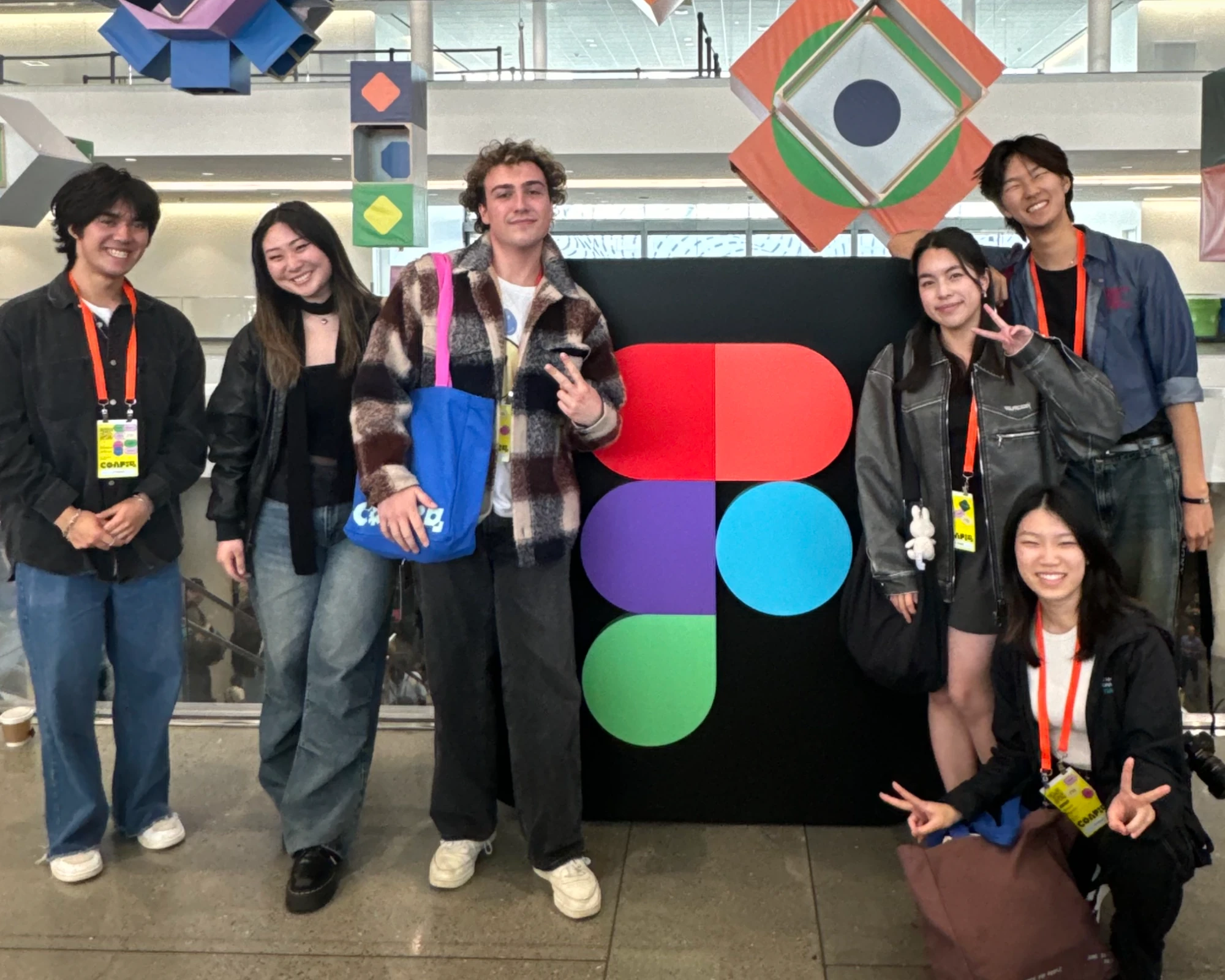 Luca Pfister and friends at Figma Config